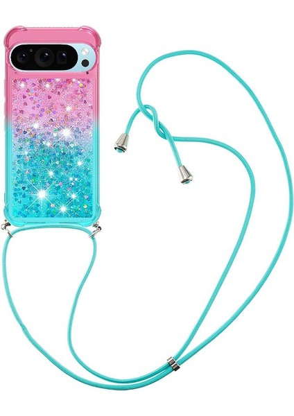 Google Pixel 10 Ayarlanabilir Boyun Kordon Degrade Için Quicksand Telefon Kılıfı (Yurt Dışından)