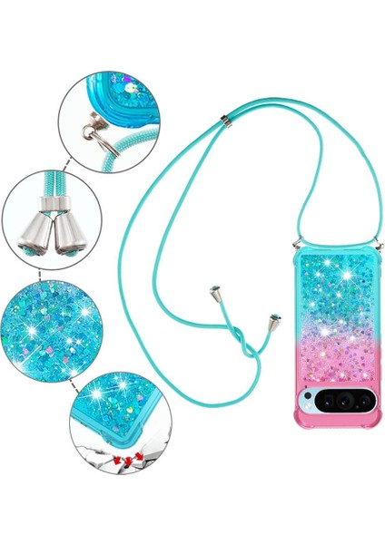 Google Pixel 10 Ayarlanabilir Boyun Kordon Degrade Için Quicksand Telefon Kılıfı (Yurt Dışından) modelleri