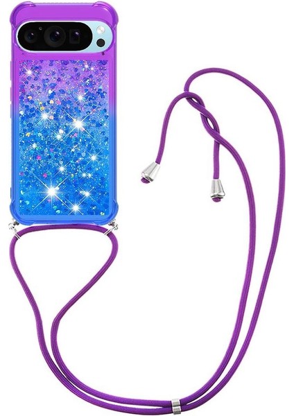 Ayrılıkçı Emniyet Klipsi ile Google Pixel 9 Pro Xl Için Quicksand Telefon Kılıfı (Yurt Dışından)