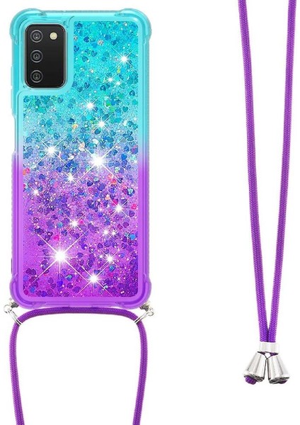 Samsung Galaxy A03S Ayarlanabilir Boyun Kordon Kılıfı Için Quicksand Telefon Kılıfı (Yurt Dışından) modelleri