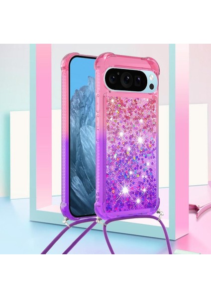 Ayrılıkçı Emniyet Klipsi ile Google Pixel 9 Pro Xl Için Quicksand Telefon Kılıfı (Yurt Dışından) modelleri