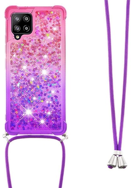 Ayrılıkçı Emniyet Klipsi ile Samsung Galaxy A42 5g Için Quicksand Telefon Kılıfı (Yurt Dışından)