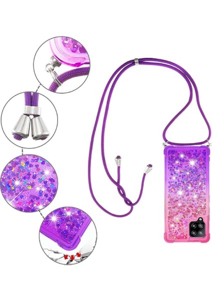 Ayrılıkçı Emniyet Klipsi ile Samsung Galaxy A42 5g Için Quicksand Telefon Kılıfı (Yurt Dışından) modelleri