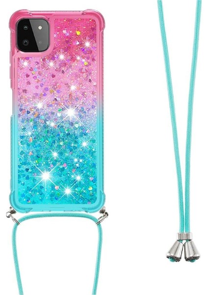 Samsung Galaxy A22 5g Ayarlanabilir Boyun Kordon Için Quicksand Telefon Kılıfı (Yurt Dışından) fiyatları