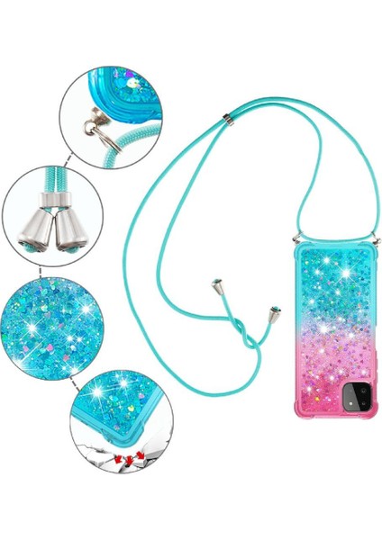 Samsung Galaxy A22 5g Ayarlanabilir Boyun Kordon Için Quicksand Telefon Kılıfı (Yurt Dışından) fırsatları