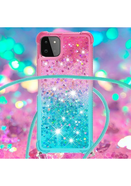 Samsung Galaxy A22 5g Ayarlanabilir Boyun Kordon Için Quicksand Telefon Kılıfı (Yurt Dışından) indirimleri