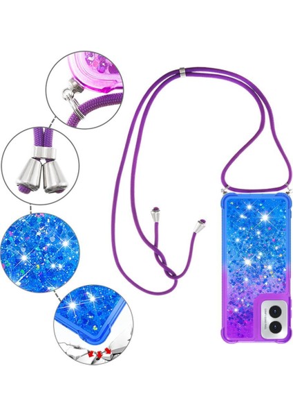 Motorola Moto G Play 4g 2024 Degrade Renkli Telefon Için Quicksand Telefon Kılıfı (Yurt Dışından) modelleri