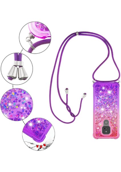 Motorola Moto G Play 2021 Ayarlanabilir Boyun Için Quicksand Telefon Kılıfı (Yurt Dışından) modelleri