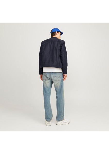 Jack&jones Dylan Clean Erkek Lacivert Bisiklet Yaka Ceket modelleri