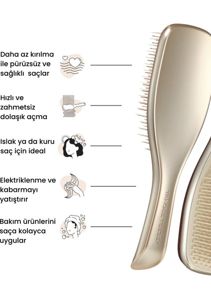 Ultimate Detangler - Chrome - Neo Gold - 5060926686011