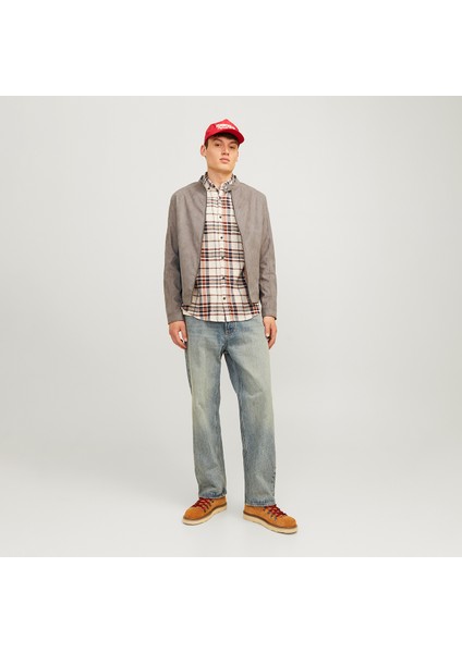 Jack&jones Dylan Clean Erkek Kahverengi Bisiklet Yaka Ceket fiyatları