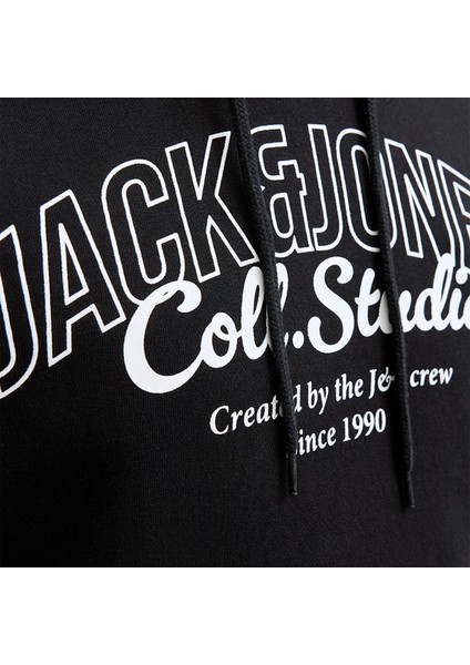 Jack&jones Makoto Erkek Siyah Kapüşonlu Sweatshirt fırsatları