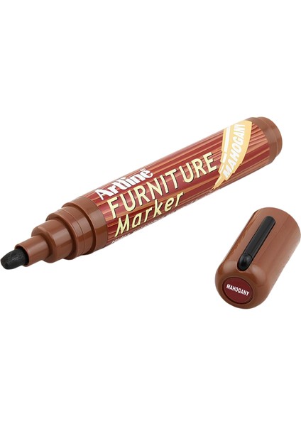 Maun Renk Mobilya Rötuş Kalemi Ahşap Masa Sehpa Dolap Kalemi Parke Çizik Giderici Çatlak Kapatıcı indirimleri