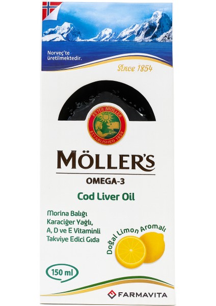 Mollers Omega 3 Lımon 150 ml