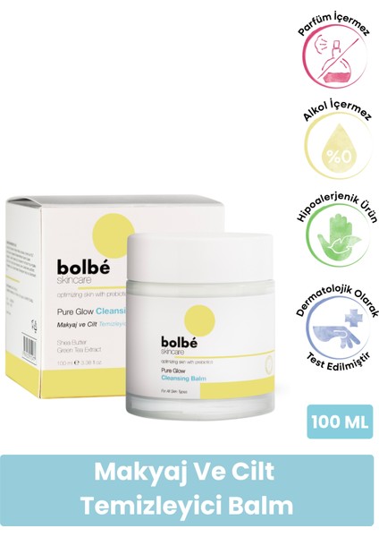 Parlaklık Sağlayan Makyaj ve Cilt Temizleyici Balm (Göz ve Yüz Makyajı Temizleyici) - 100 ml