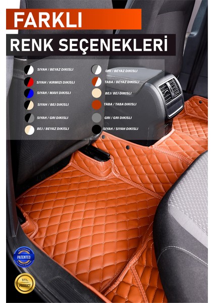 Kia Sportage (2016-2021) 7d Deri Havuzlu Oto Paspas | Tam Koruma,araca Özel Kesim & Hızlı Montaj