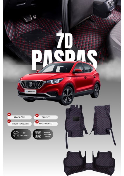 Mg Zs (2018-2024) 7d Deri Havuzlu Oto Paspas | Tam Koruma,araca Özel Kesim & Hızlı Montaj