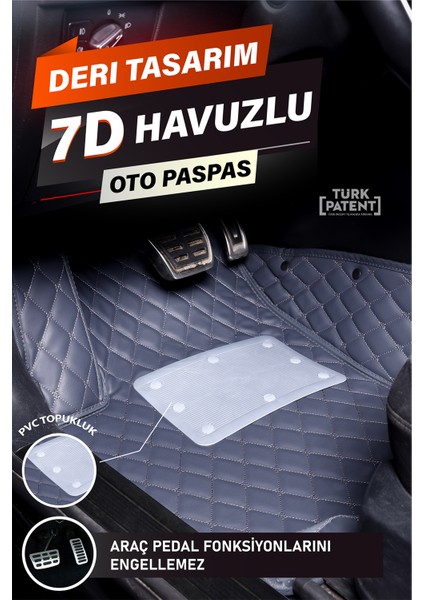 Mg Zs (2018-2024) 7d Deri Havuzlu Oto Paspas | Tam Koruma,araca Özel Kesim & Hızlı Montaj fiyatları