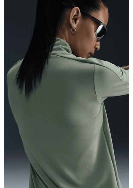 Dri-Fit Swoosh Mid Kadın Çeyrek Fermuar Kadın Spor Sweatshrit modelleri