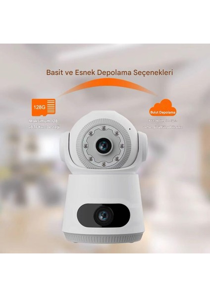 1+1 Kampanyası! Profesyonel Set: Dış Mekanda 6mp, 3 Lens, Sım, Güneş Enerjili Ptz Kamera + Iç Mekanda 4mp, 2 Lens Wifi Kamera