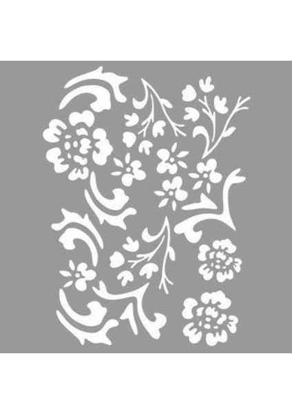 Artikel Ophelia Desen Stencil Tasarımı 30 x 30 cm