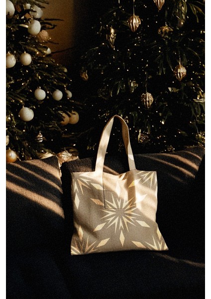 Yıldız Kar Tanesi Motifi Stencil Tasarımı 30 x 30 cm fiyatları