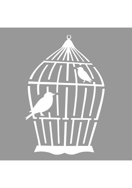 Artikel Kafes 4 Stencil Tasarımı 30 x 30 cm modelleri