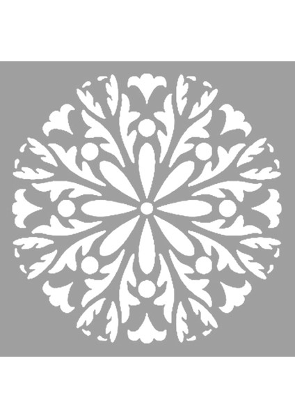 Mandala 19 Stencil Tasarımı 30 x 30 cm fiyatları