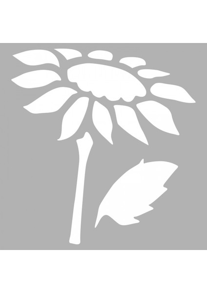 Artikel Ayçiçeği Stencil Tasarımı 30 x 30 cm indirimleri