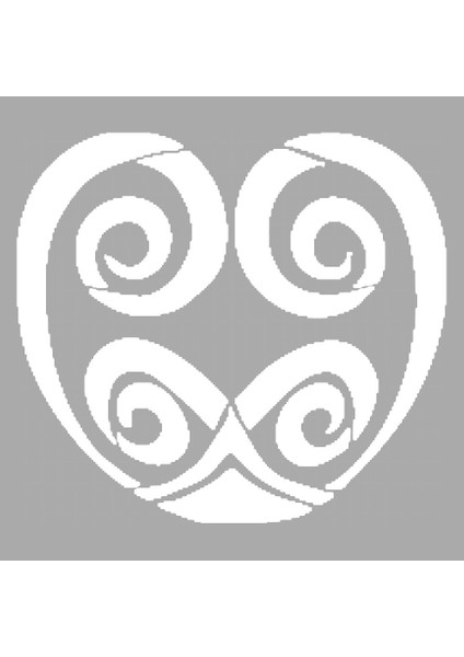 Artikel Spiralli Desen Stencil Tasarımı 30 x 30 cm modelleri