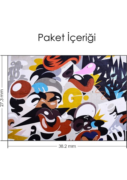 Artikel Grafiti Deseni Notebook Sticker modelleri