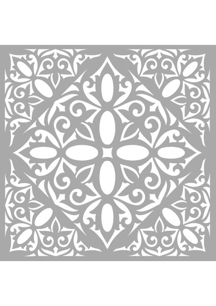 Artikel Karo 49 Stencil Tasarımı 30 x 30 cm fiyatları