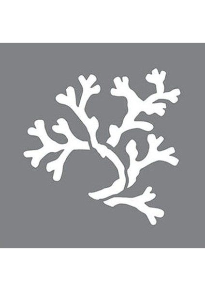 Artikel Coral Stencil Tasarımı 30 x 30 cm