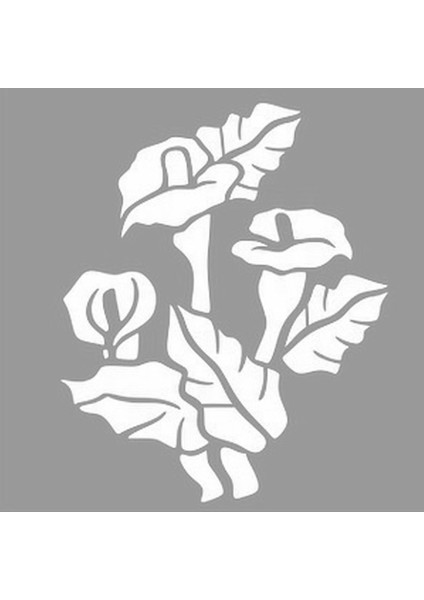Artikel Cennet Zambağı Stencil Tasarımı 30 x 30 cm modelleri