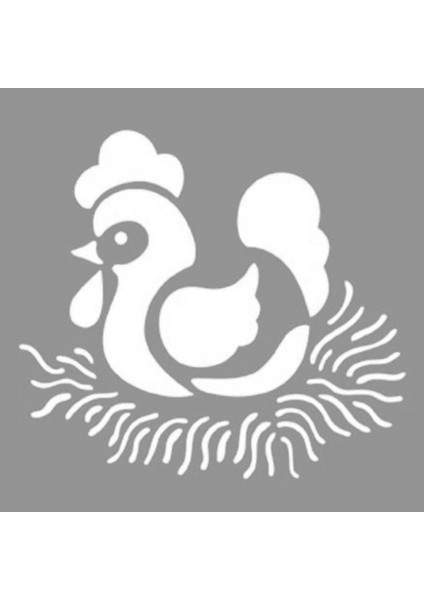 Kuluçka Stencil Tasarımı 30 x 30 cm modelleri