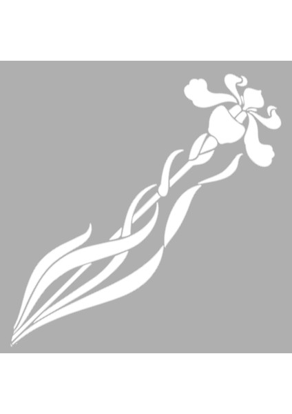 Artikel Art Nouveau Demet Çiçek-12 Stencil Tasarımı 30 x 30 cm modelleri