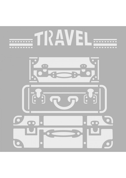 Artikel Travel Stencil Tasarımı 30 x 30 cm fiyatları