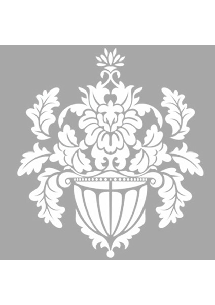Damask 14 Stencil Tasarımı 30 x 30 cm modelleri