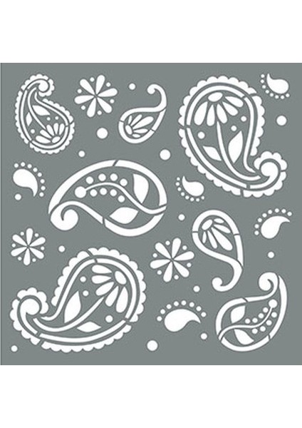 Artikel Parshley Stencil Tasarımı 30 x 30 cm