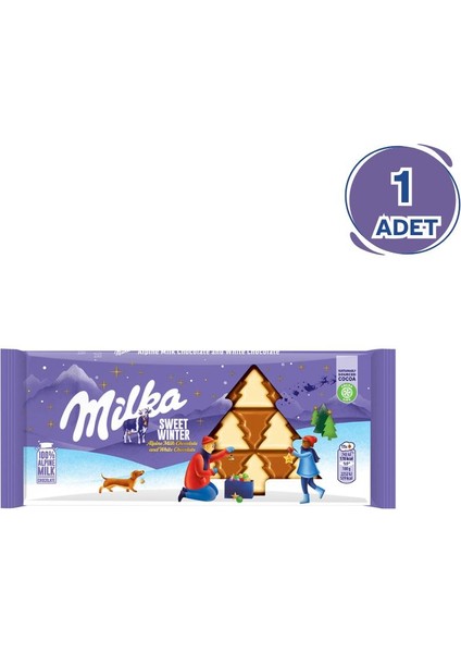 Sweet Winter Yılbaşı Tablet Çikolata 100 gr - 1 Adet fiyatları