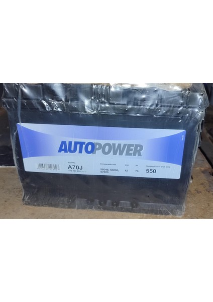 A70JX - Autopower 70AH Ters Kutup