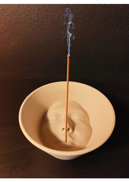 Sanatsal Yüz Şekilli 3D Baskı Tütsülük – Meditasyon & Dekor modelleri