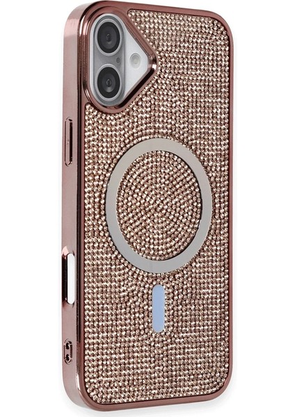 iPhone 16 Plus Kılıf Helen Magsafe Uyumlu Kapak - Pembe fırsatları