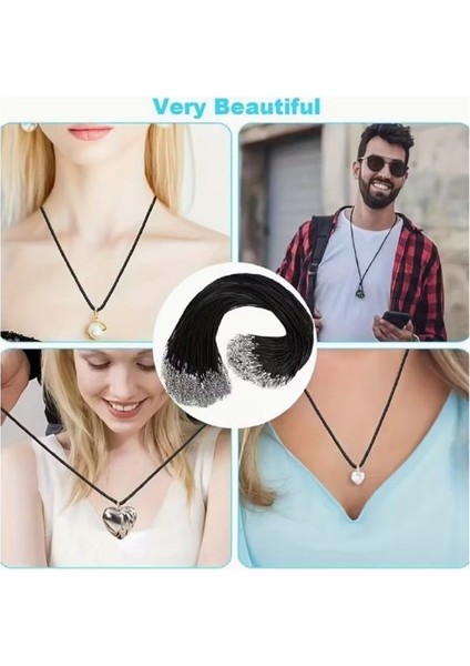 Takı Tamirat&yenilme Seti (10 Kitlenebilir U Toka Kolye Ucu & 5 Adet Kolye Halatı ) indirimleri