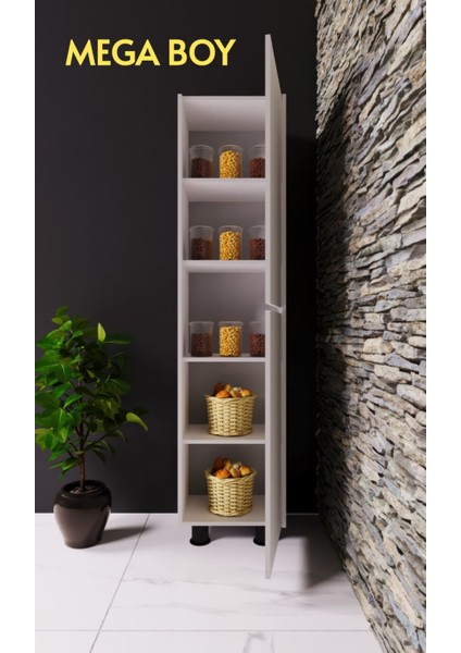 Erzak Dolabı Mega Boy 210`LUK Demonte