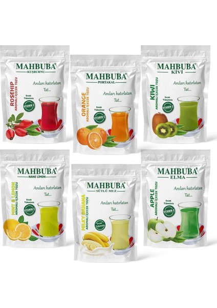 Oralet Çayı Içecek Tozu Tanışma Paketi 6X250GR Hot Drink Sıcak Tüketiniz