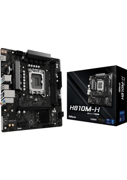 H810M-H 6400MHZ Ddr5 Soket 1851 M.2 USB 3.2 HDMI Matx Anakart