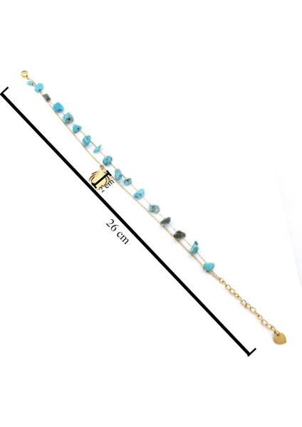 Doğal Taşlı Yaprak Model Halhal HAL-184 modelleri