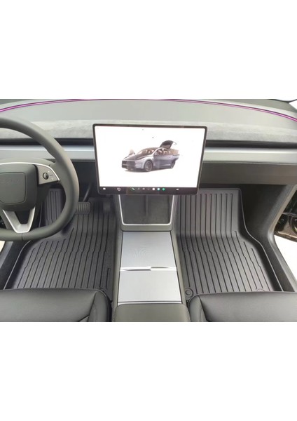 Tesla Model Y Juniper Uyumlu Premium Havuzlu Tpe Paspas –geri Dönüştürülmemiş Saf Tpe Malzeme,3,5 mm fiyatları