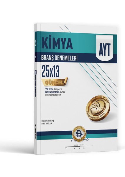 AYT Kimya Branş Denemeleri 25x13 Set Üniversite Hazırlık YKS Sınav Kitapları 25-26